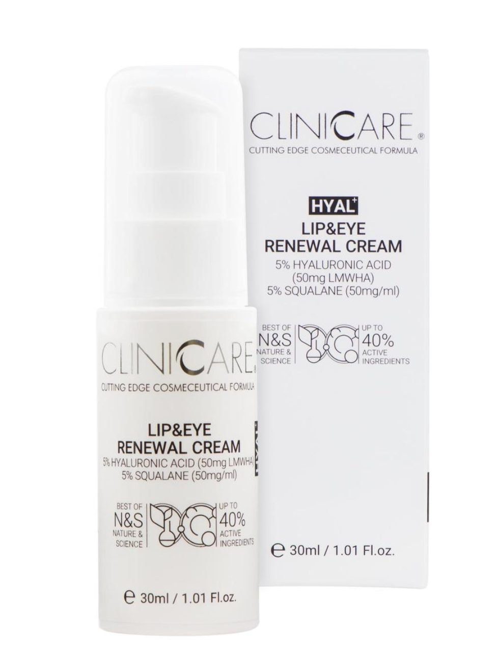CLINICCARE Lip & Eye Renewal Cream 30ml