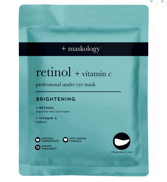 Retinol & Vitmian C Maskology Under Eye Mask x3