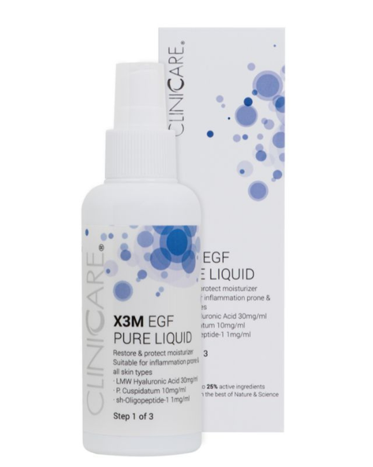 Pure CLINICCARE EGF LIQUID MOISTURISER - Step 1