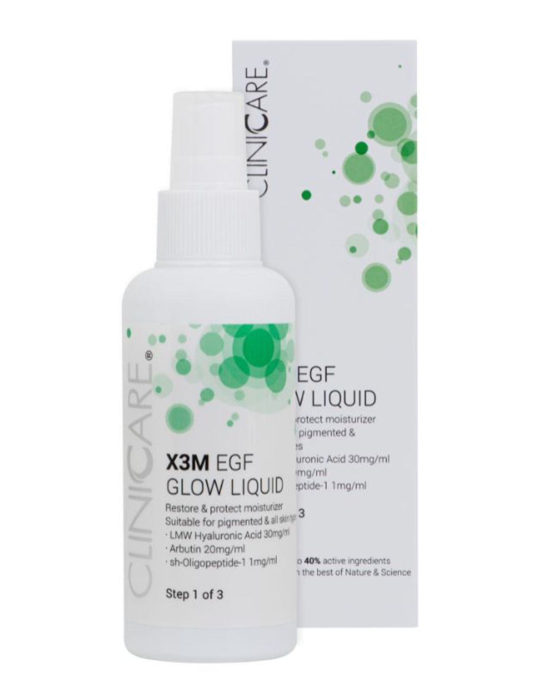 CLINICCARE EGF Glow LIQUID MOISTURISER - Step 1
